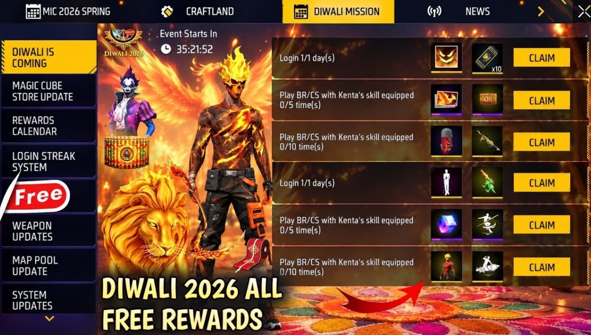 Free Fire Diwali