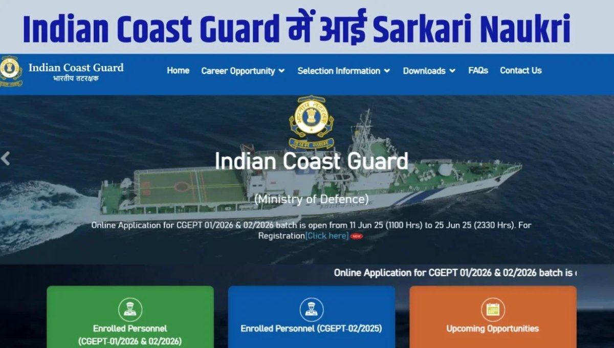 Indian Coast Guard Recruitment